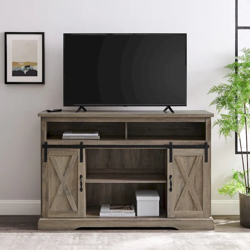 Middlebrook 52-inch Highboy Sliding Barn Door TV Stand