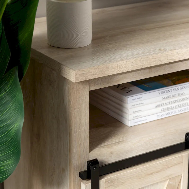 Middlebrook 52-inch Highboy Sliding Barn Door TV Stand