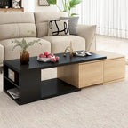 Multi-functional Hidden Storage Coffee Table with 2 Drawers
