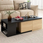 Multi-functional Hidden Storage Coffee Table with 2 Drawers