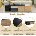 Multi-functional Hidden Storage Coffee Table with 2 Drawers