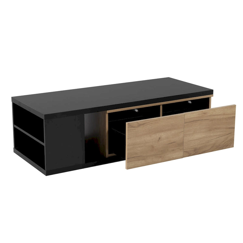 Multi-functional Hidden Storage Coffee Table with 2 Drawers