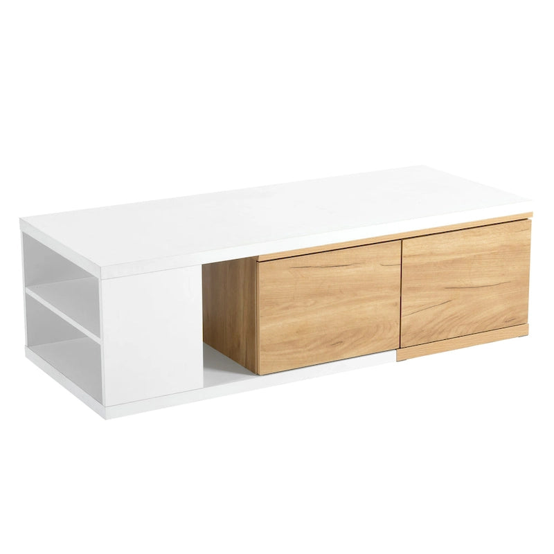 Multi-functional Hidden Storage Coffee Table with 2 Drawers