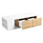 Multi-functional Hidden Storage Coffee Table with 2 Drawers