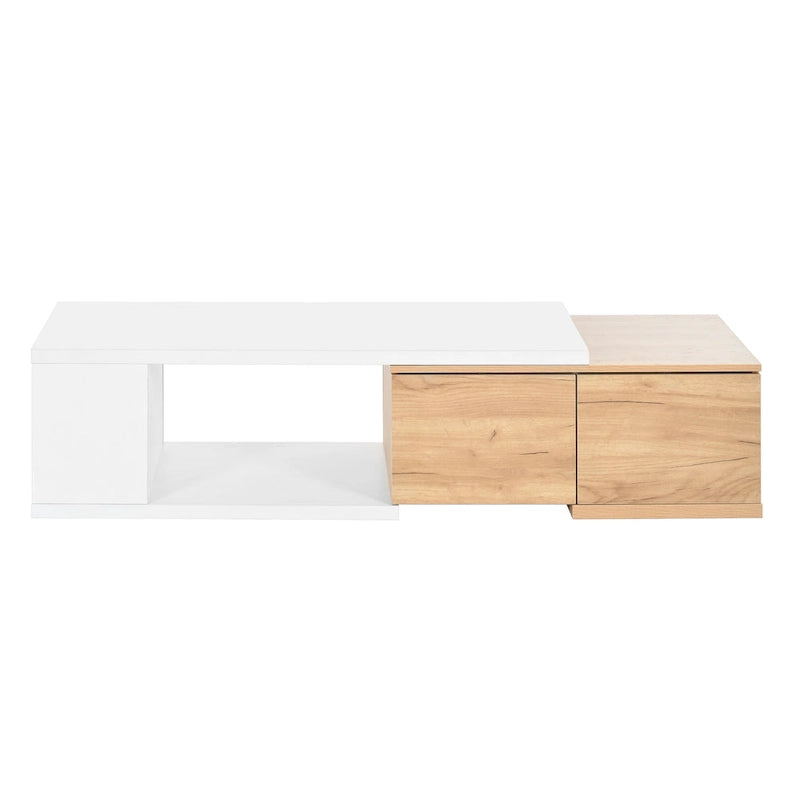 Multi-functional Hidden Storage Coffee Table with 2 Drawers
