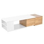 Multi-functional Hidden Storage Coffee Table with 2 Drawers