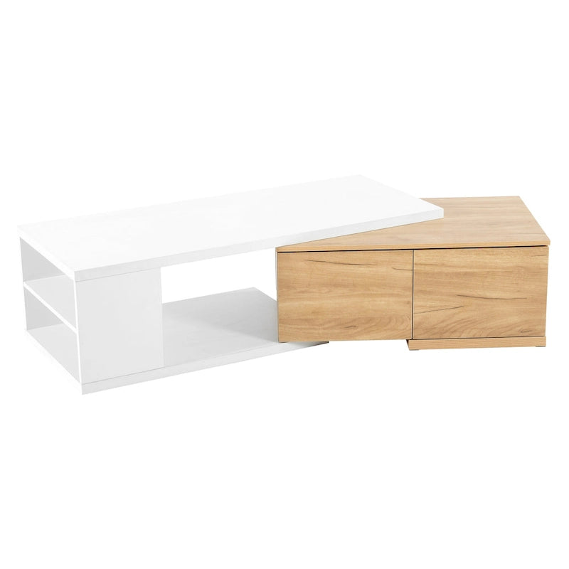 Multi-functional Hidden Storage Coffee Table with 2 Drawers