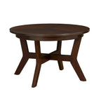 Farmhouse Wood Round Coffee Table with 4 Soild Wood Legs