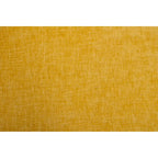 Yellow Chenille Modern 25.6  Swivel Barrel Chair with Metal Ring