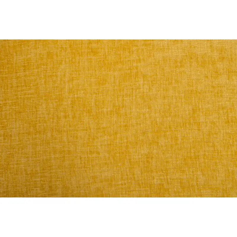 Yellow Chenille Modern 25.6  Swivel Barrel Chair with Metal Ring