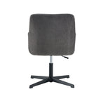 Antique Dark Grey Modern 25.6  Swivel Desk Chair