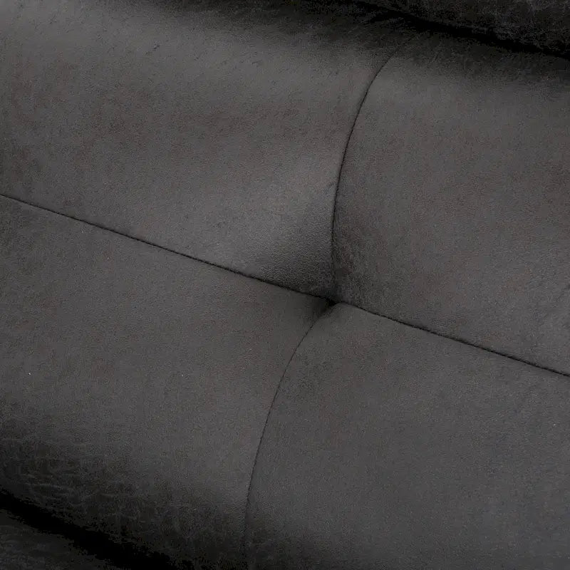 Modern Contemporary Recliner Chair (Double Seat), Fabric Loveseat with Plush Cushions