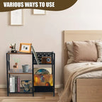 3-Tier Vinyl Record Stand - 29.7 x 12.6 x 28.4 inches