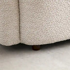 Modern 3 Seater Velvet Upholstered Comfy Couch with Legs