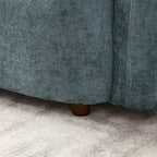 Modern 3 Seater Velvet Upholstered Comfy Couch with Legs