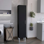 70  Tall Storage Cabinet Broom Closet with Broom Hangers,and Four Shelves