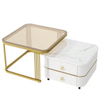 Nesting Coffee Table with Wheels