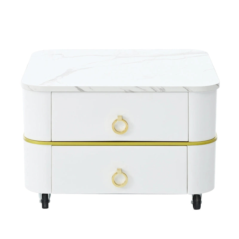 Nesting Coffee Table with Wheels