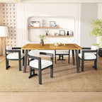 Christopher Knight Home - Evelyn Upholstered Rubberwood Dining Chairs (Set of 4)