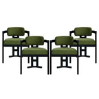 Christopher Knight Home - Evelyn Upholstered Rubberwood Dining Chairs (Set of 4)