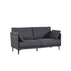Christopher Knight Home - 2.5-Seater Sofa with USB Charging Port & Metal Legs