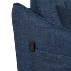 Christopher Knight Home - 2.5-Seater Sofa with USB Charging Port & Metal Legs