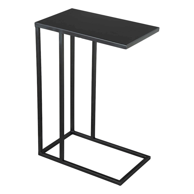 HomeRoots 24  Black Iron Abstract End Table - 17' X '23.6' X '11