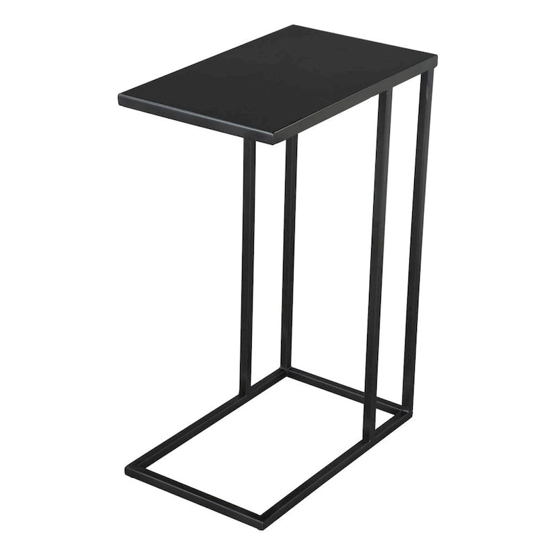 HomeRoots 24  Black Iron Abstract End Table - 17' X '23.6' X '11