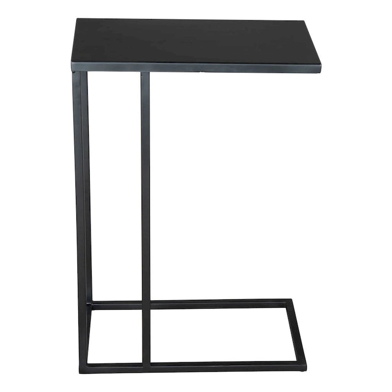 HomeRoots 24  Black Iron Abstract End Table - 17' X '23.6' X '11