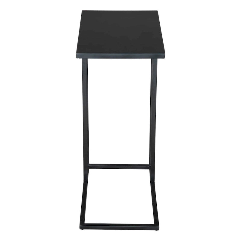 HomeRoots 24  Black Iron Abstract End Table - 17' X '23.6' X '11