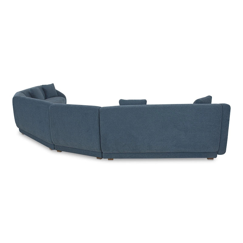 NADAAL STUDIOS Solace, 5-Piece Modular Sectional, Angled Sides - 224 W x34.29 D x31.5 H