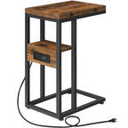 Foldable End Table - 15.4 D x 10.2 W x 25.2 H