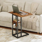 Foldable End Table - 15.4 D x 10.2 W x 25.2 H