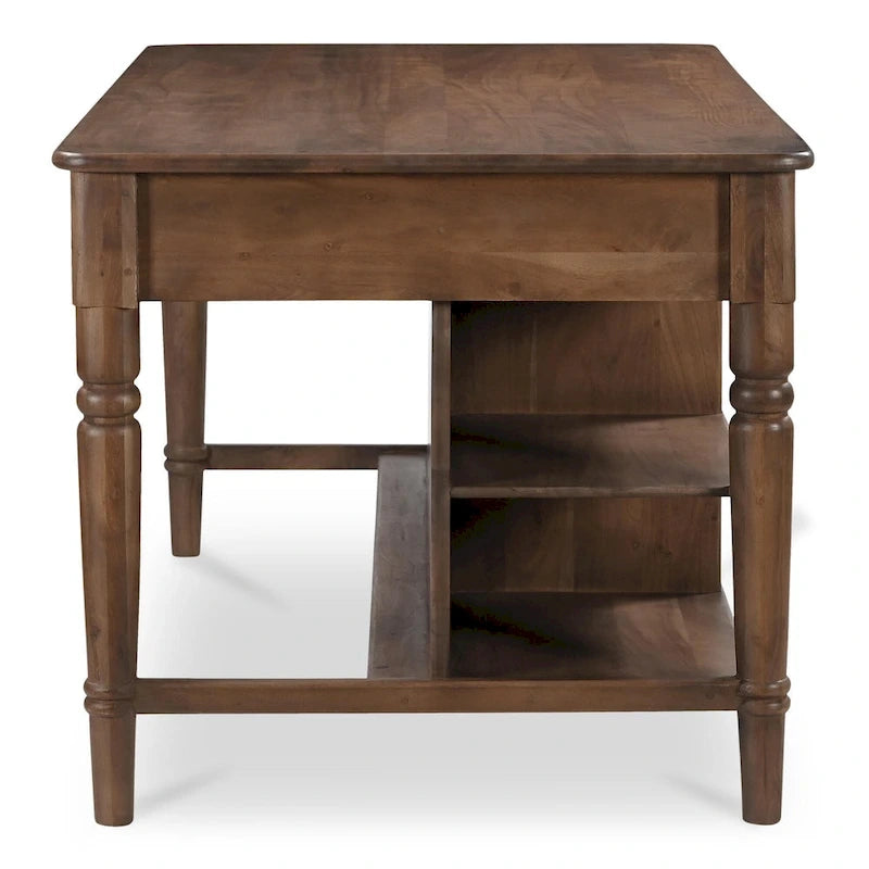 NADAAL STUDIOS Cove, Wooden Kitchen Island with Storage - 72 W x40.5 D x36.5 H