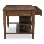 NADAAL STUDIOS Cove, Wooden Kitchen Island with Storage - 72 W x40.5 D x36.5 H