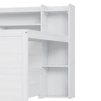 Twin Daybed with Shelves, Trundle & Desk