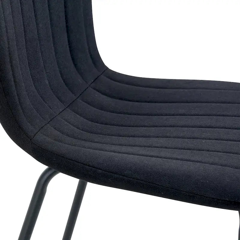 Classic Dining Chair Set of 4, Kitchen Armless Side Chair, Interior Decoration Chair with Metal Legs for Dining Room