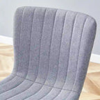 Classic Dining Chair Set of 4, Kitchen Armless Side Chair, Interior Decoration Chair with Metal Legs for Dining Room