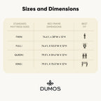 Twin Size Solid Wood Platform Bed with 1000lb Capacity & Storage