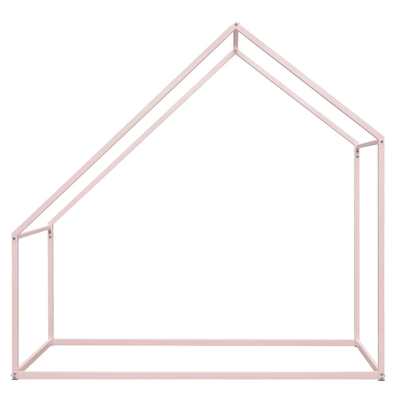 Twin Size Metal House Bed Kids Bed