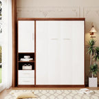Full Size Murphy Bed Wall Bed with Cabinet