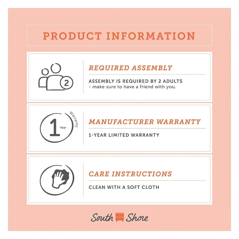 South Shore Hoya Wall-Mounted Headboard Flower Petals