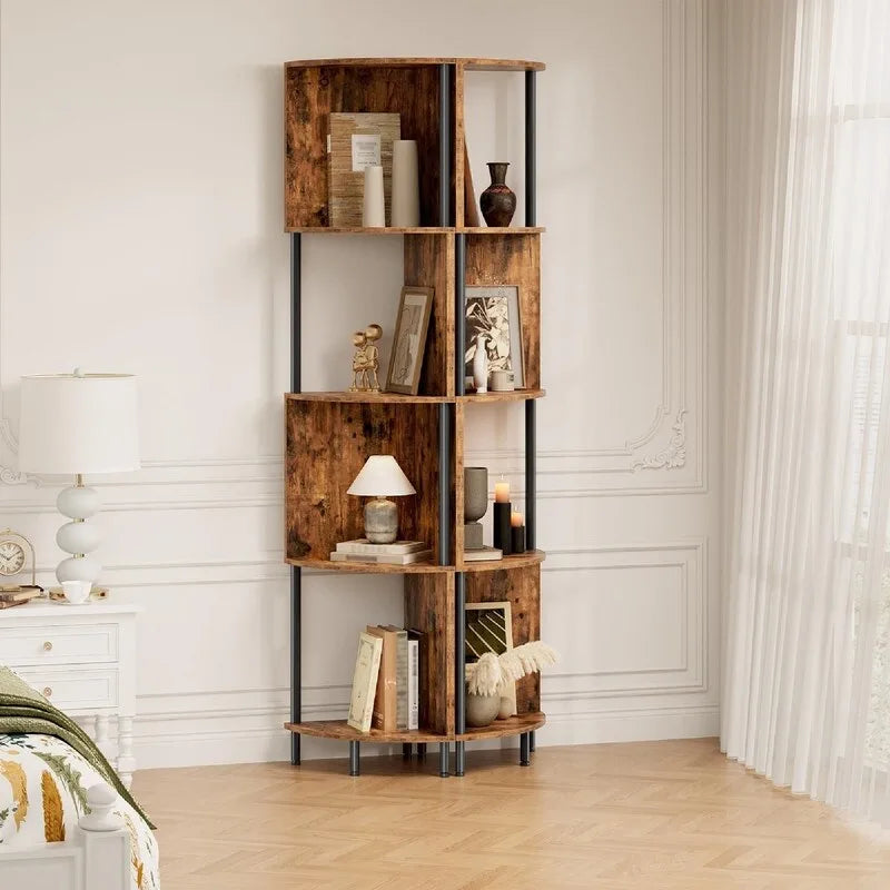 Corner Shelf Stand - 11.8 D x 11.8 W x 58.2 H