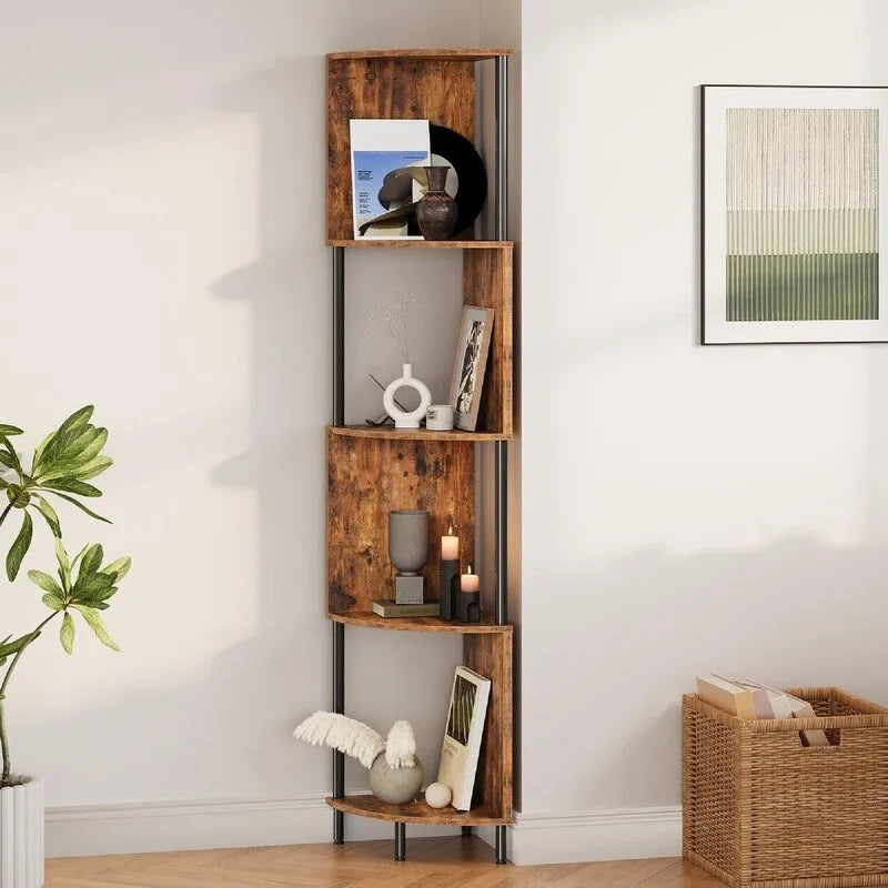 Corner Shelf Stand - 11.8 D x 11.8 W x 58.2 H