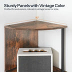 Corner Shelf Stand - 11.8 D x 11.8 W x 58.2 H