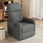Modern Recliner Manual Recliner Home Theater Manual Recliner Chair with Adjustable Backrest for Living Room