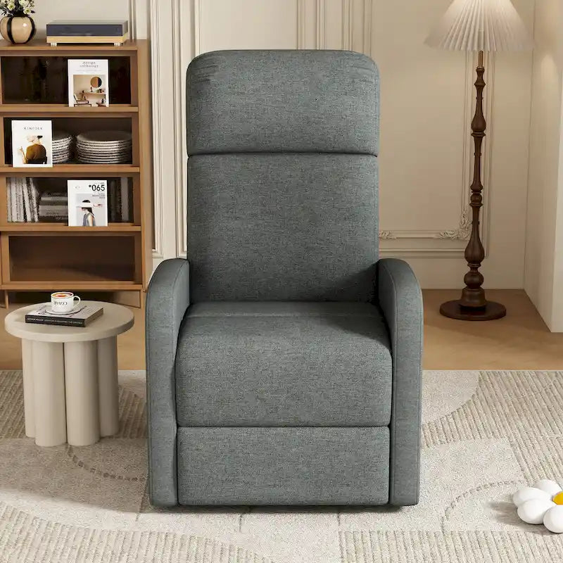 Modern Recliner Manual Recliner Home Theater Manual Recliner Chair with Adjustable Backrest for Living Room