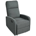 Modern Recliner Manual Recliner Home Theater Manual Recliner Chair with Adjustable Backrest for Living Room