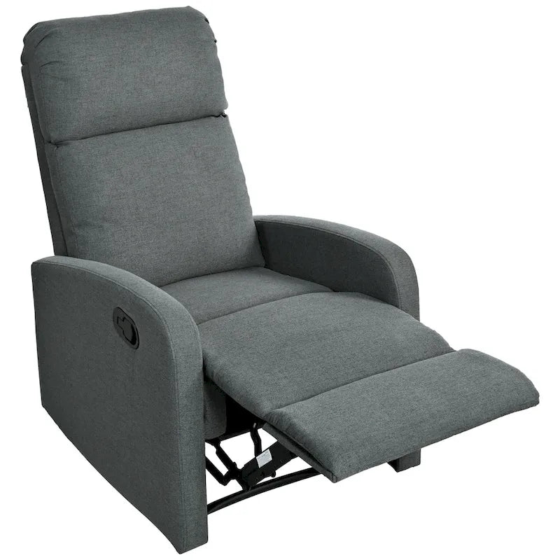 Modern Recliner Manual Recliner Home Theater Manual Recliner Chair with Adjustable Backrest for Living Room
