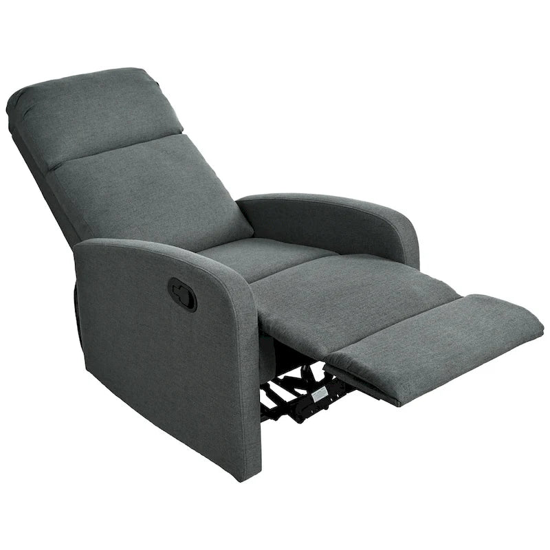 Modern Recliner Manual Recliner Home Theater Manual Recliner Chair with Adjustable Backrest for Living Room